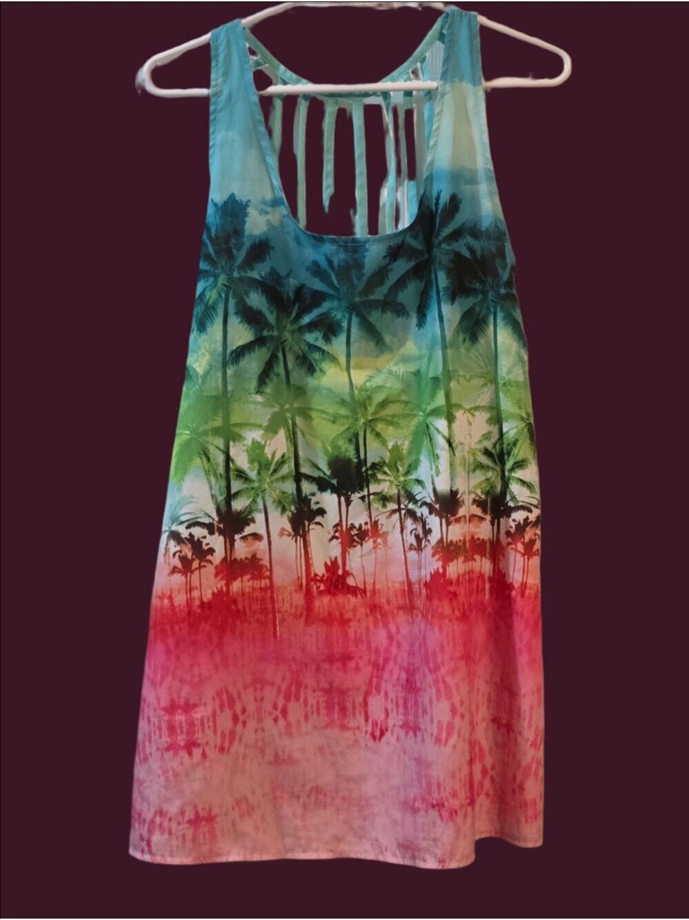 4/$25 Deal! OP Palm Tree Strappy Tank Top